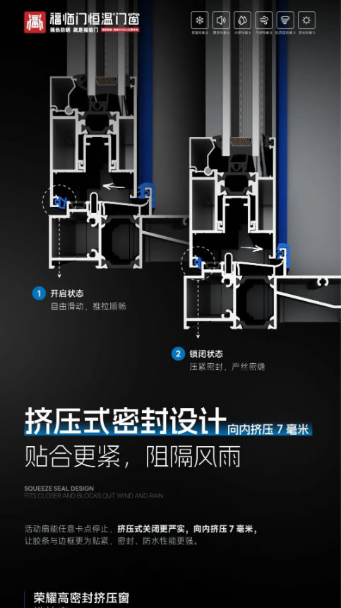 福临门恒温门窗|小客厅门窗精致而优雅