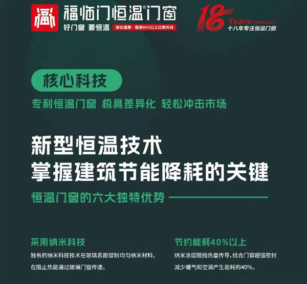 美好生活·健康家｜福临门恒温门窗荣获“健康人居卓越品牌”