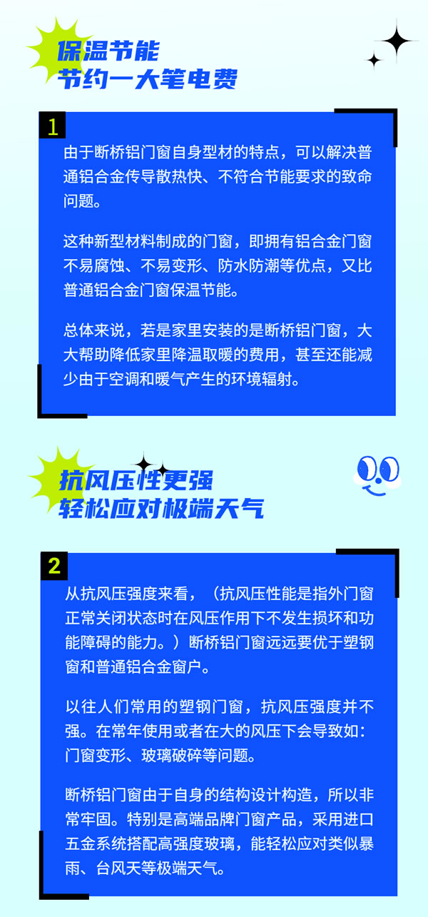 美萨门窗 | 断桥铝门窗原来有这么多优点，你还不知道吗？