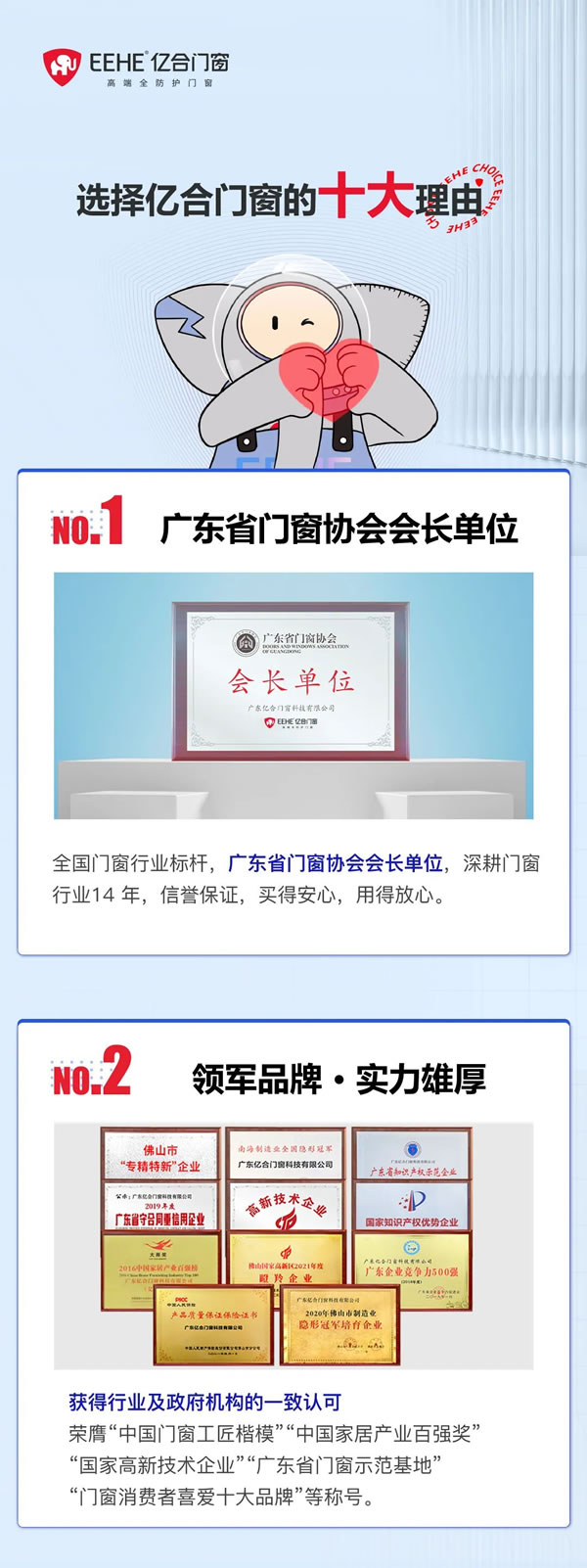 心动不已！盘点选择亿合门窗的十大购买理由